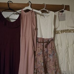 Elegant Dress Collection in Various Colors Girls Sz 12